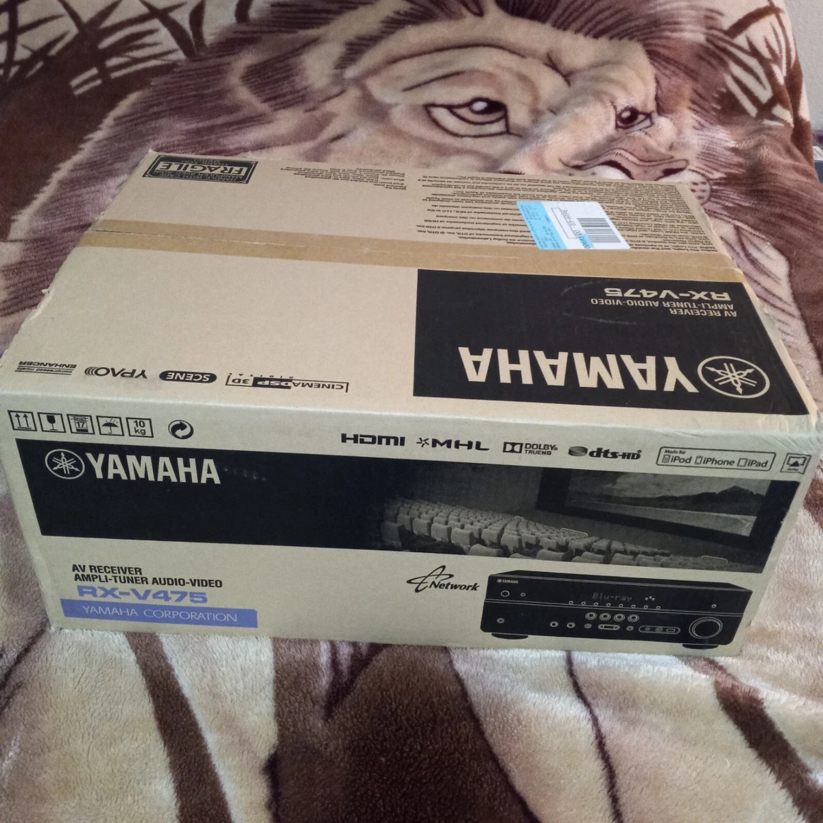 YAMAHA RX-V475 5.1-Channel Network AV Receiver Black (New) | eBay