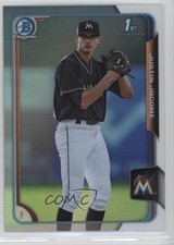 2015 Bowman Draft Chrome Refractor Justin Jacome #162 0o9