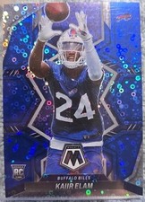 2022 Mosaic Kaiir Elam Rookie Prizm Blue Disco 10/75 Bills