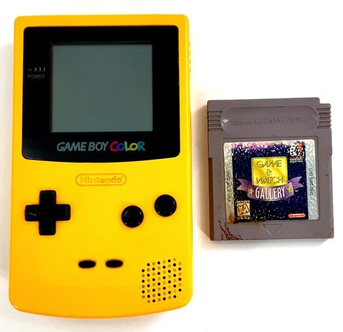 Nintendo Game Boy Color (CGB-001) Handheld Gaming Console - Yellow
