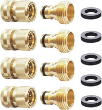 Garden Hose Quick Connect Solid Brass Quick Connector Garden Hose Fitting Water