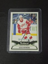 Lucas Raymond Parkhurst Rookie 2021-22 Parkhurst Upper Deck Hockey NHL Card #282. rookie card picture