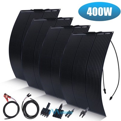 400W Flexible Solar Panel Mono 18V Portable Power Camping Home RV Battery Charge