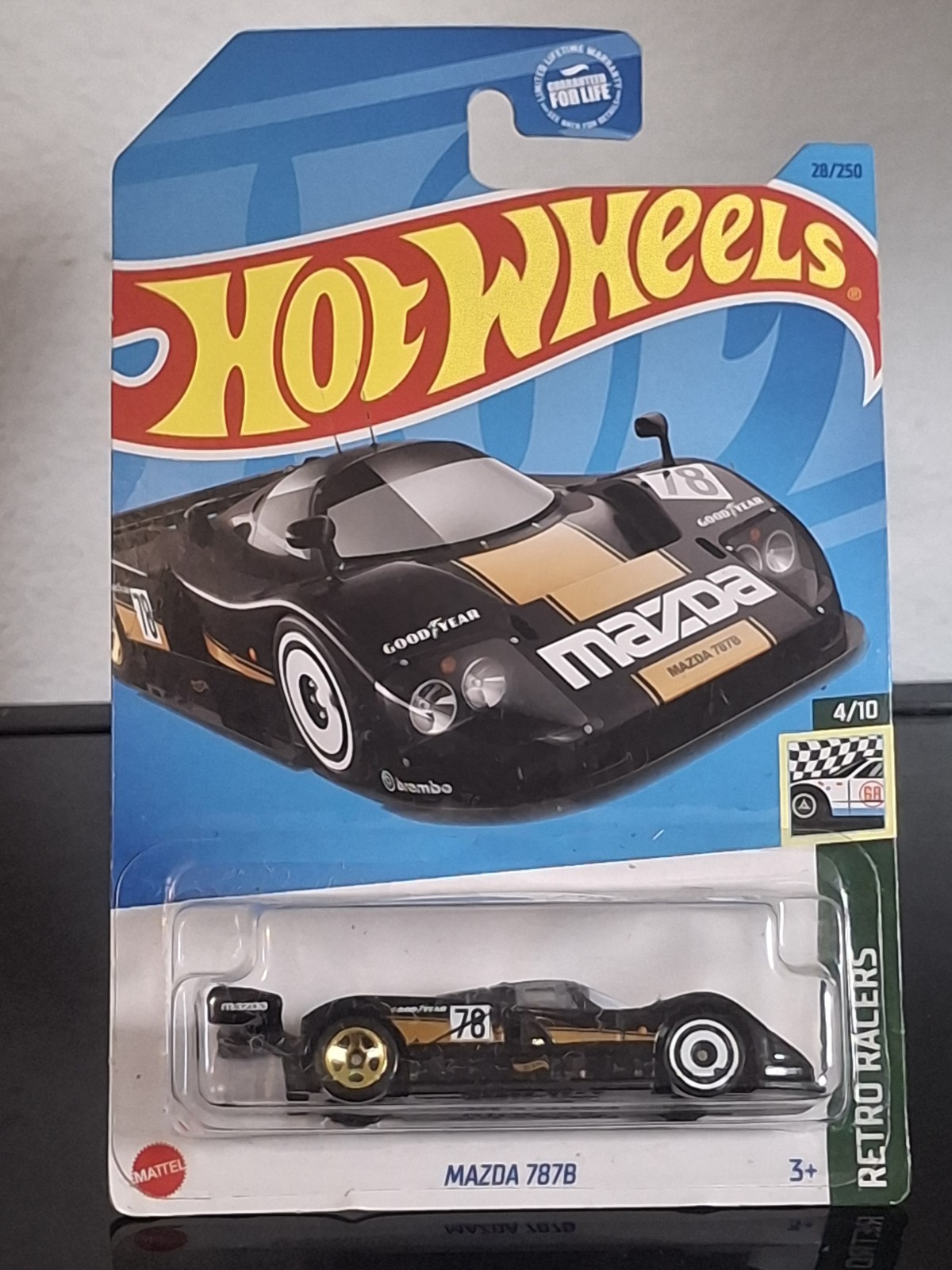 Hot Wheels Mazda 787B 28/250 - Black - 2023 Mainline A
