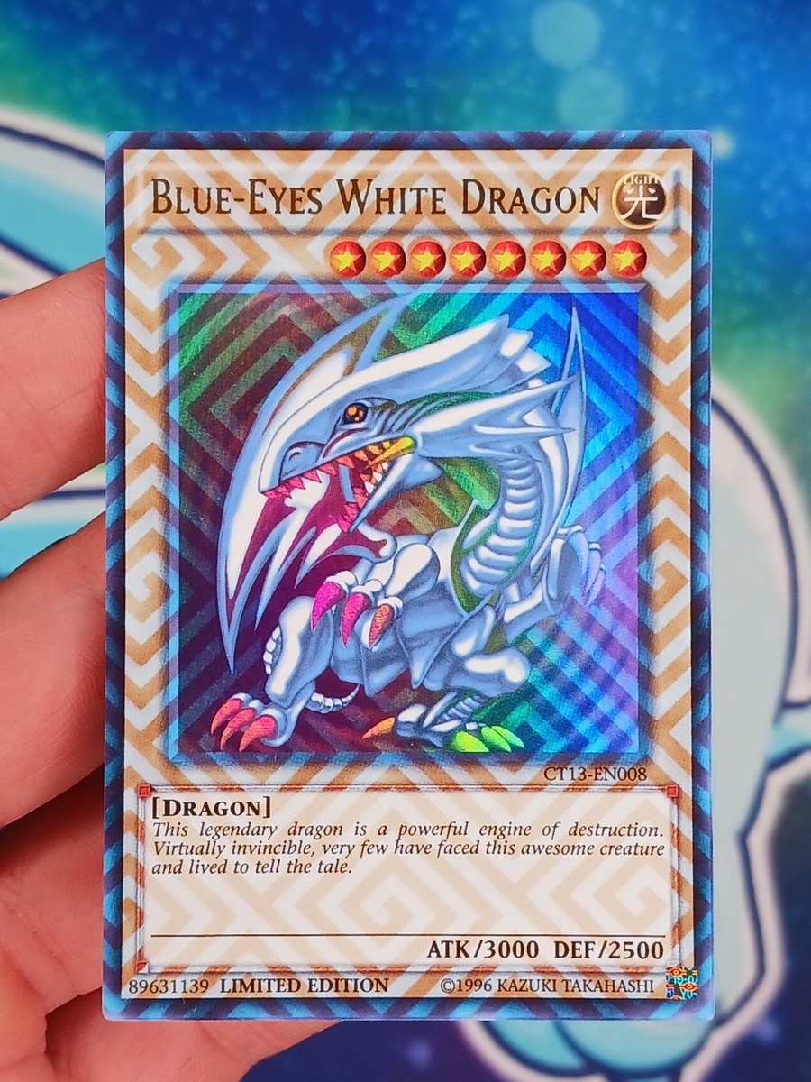 遊戯王 ブルーアイズ•ホワイトドラゴン　CT13-EN008 3枚まとめ売り Spiral