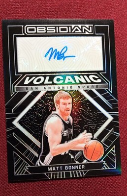 2021-22 Panini Obsidian - Volcanic Signatures Matt Bonner VS-MTB /149 (AU) Nice!