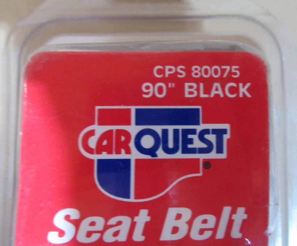 CARQUEST CPS 80075 90" BLACK  SEAT BELT - Image 4 of 4