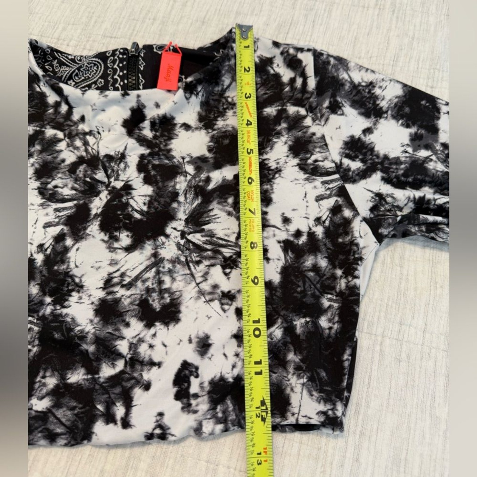 Maaji Ebony Black Spectacle Long Sleeve Top Bikin… - image 8