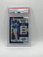 2022 PANINI CHRONICLES CONTENDERS OPTIC BUILDING BLOCKS BOBBY WITT JR. RC PSA 10