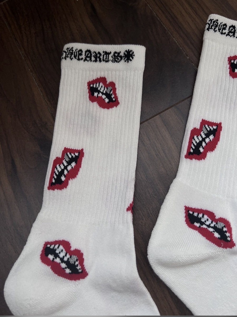 Chrome Hearts Matty Boy Chomper Socks White | eBay
