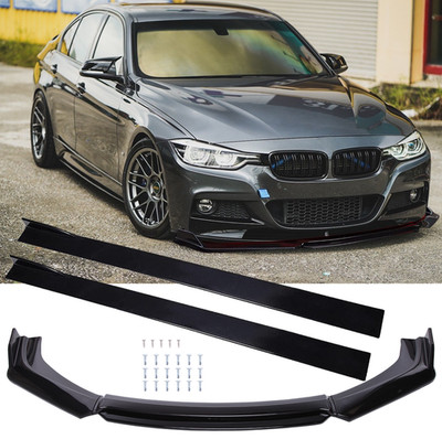 Spoilerschwert Spoilerlippe Front Lippe Seitenschweller für 3er F30 F31 M Paket