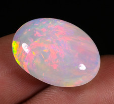 11.00 Ct Natural Ethiopian Opal Welo Fire Opal Cabochon Loose Gemstone 19x15x7mm