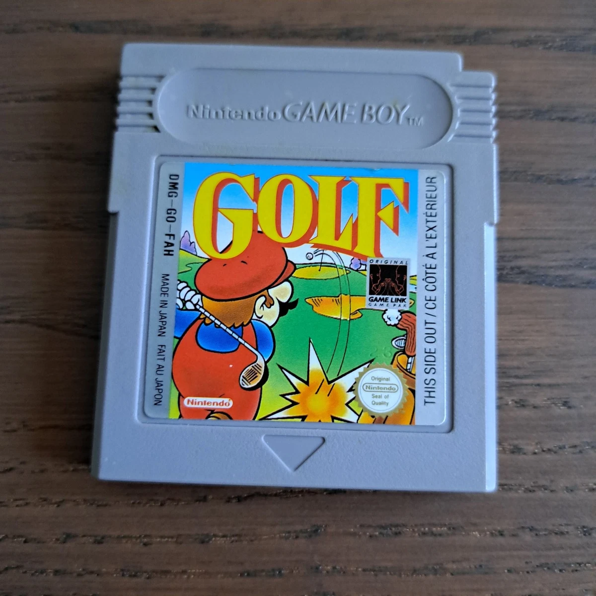 Videojuego Golf Nintendo Game Boy Mario Sports Original DMG-GO-FAH