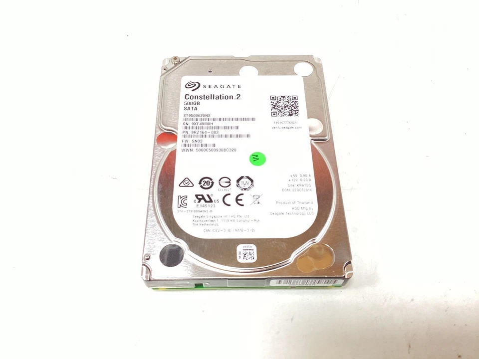 Seagate ST9500620NS Constellation.2 500GB 7.2K 2.5" SATA Internal HDD - Image 2 of 3