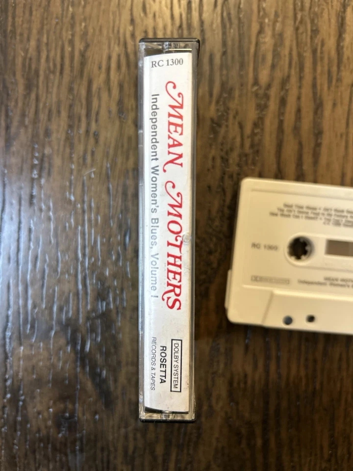 RARE OOP Mean Mothers: Women's Blues Vol 1 Cassette Tape RC 1300 Rosetta 1980s - Image 2 of 2