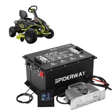 48v 105ah Lifepo4 Lithium Battery For Ryobi Ry48ztr100 Electric Riding Lawnmower