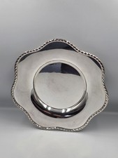 ​Vintage William Suckling Ltd EPNS Scalloped Serving Gallery Tray / Plate 26 cm