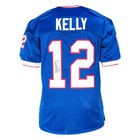 Jim Kelly Signed Buffalo Pro Blue Football Jersey (JSA)