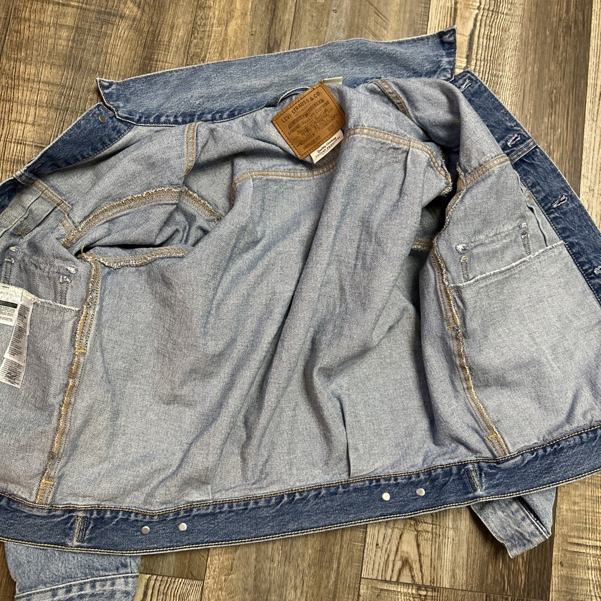 Levi's SMU 2nd JKT Selvadge relume サイズＭ Levi's Premium Type II Two 2 Selvedge Denim Trucker Jacket Indigo