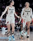 INDIANA FEVER WNBA CAITLIN CLARK SOPHIE CUNNINGHAM AUTOGRAPH 8.5X11 SIGNED PHOTO