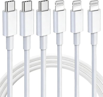 iPhone Charger Cord 3-Pack 10FT MFi Certified USB C to Lightning Fast Charging
