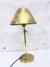 Florian Schulz Lesan Tischleuchte  aus Messing 70er 80er Design