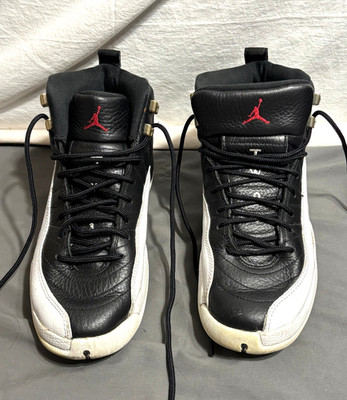 2021 Nike 23 Jordan JUMPMAN size 7 YOUTH high top SNEAKER SHOES Black White TWO3