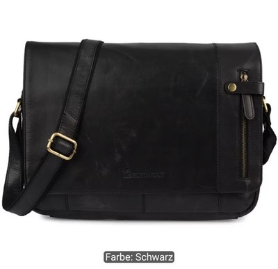 Men'S Laptop Bag 13 Natural Leather A4