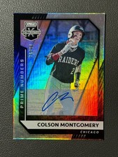 Colson Montgomery 2021 Elite Extra Edition Prime Numbers B AUTO SP SN /76