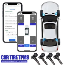 4PCS Car Tire Pressure Sensors B-T TPMS Tire Pressure Monitoring Internal Sensor