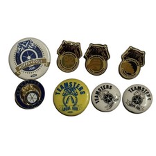 Union Teamster VTG Pins 8 Hoffa Coli Local 600 Freight Theatrical Division