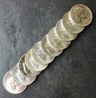 Lot of 10 50c Franklin Silver Half Dollars, Different Dates/Mintmarks