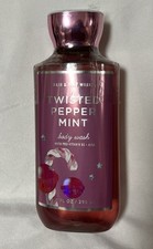 Bath  Body Works Twisted Peppermint Shower Gel/Body Wash 10 oz