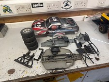 Traxxas Slash and rustler CHASSIS + Parts +body+wheels ETC