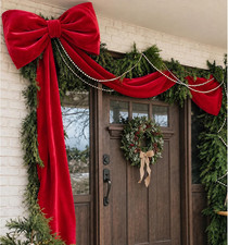 Christmas Decorations - 6 Ft Giant Bows for Christmas Tree Decor