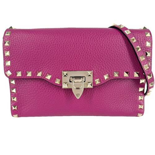 Valentino Garavani 1W2B0181VSF Shoulder Bag Leather Pink Womens Crossbody