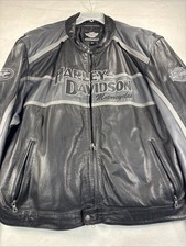 5XL Harley Davidson Leather Coat