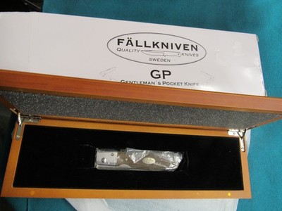 Fallkniven Gentleman's Folding Knife 3'' Cobalt Steel Blade micarta Handle w disp