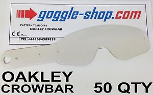 50 Quantité Goggle-Shop Tear Offs Pour Oakley CROWBAR Lunettes Motocross Palmes