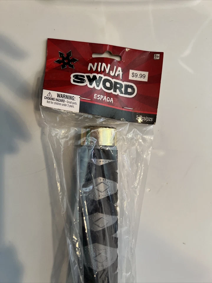 Espada Ninja de plástico para disfraz Foto 3 de 4