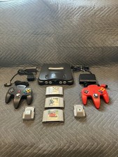 N64 System Bundle 2 Controller 2 Rumble Packs 3 Games And Cords Tested