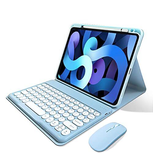 kaitesi Case for iPad Mini 6 Keyboard with Mouse Pencil Charging Pencil Holder - Photo 1/7