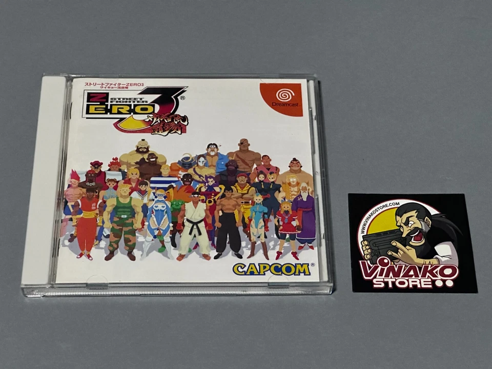 Street Fighter Zero 3 SEGA Dreamcast NTSC-J Spinecard - Imagen 3 de 4