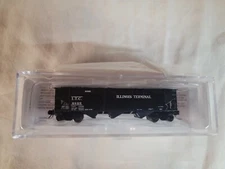 Bluford Shops N #4849 ITC Illinois Terminal 3-Bay Offset Side Hopper Car 74174