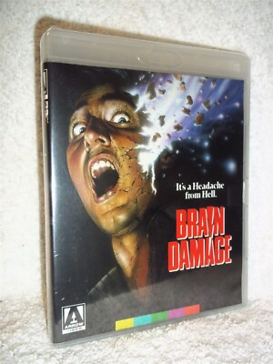 Brain Damage (Blu-ray, 2017) scifi horror Rick Hearst Jennifer