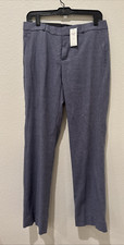 NWT Banana Republic Lined Blue Twill Logan Pants w/ Pockets Size 6