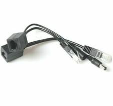 1Pair Power Over Ethernet Passive POE RJ45 Injector Splitter Adapter Cable Kit