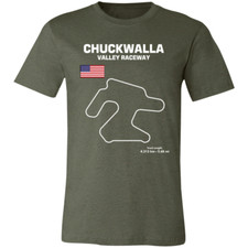 Track Outline Series Chuckwalla Valley Raceway T-shirt