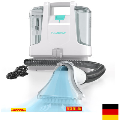 HAUSHOF StainZapper Vacuum Cleaner, 400 W, White/Grey