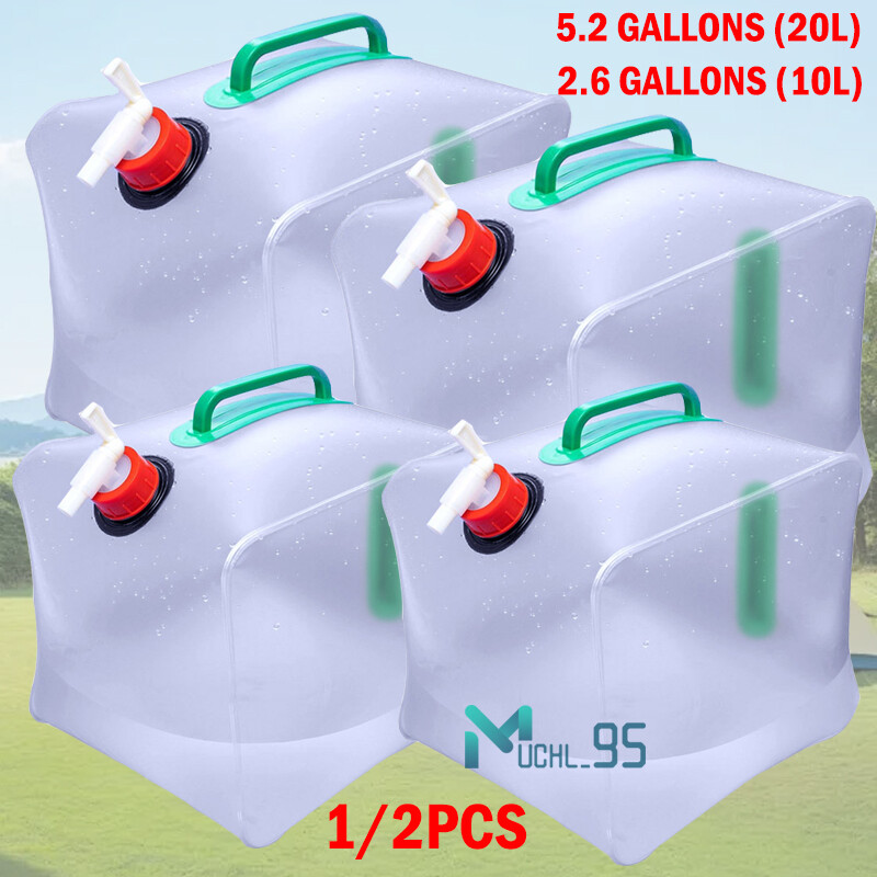 Portable Outdoor Caping Recyclable 10 L 20 L 5 Gallon BPA Free Foldable Collapsible Water Container Bag with Handle - Water Bottle and Water Bag price